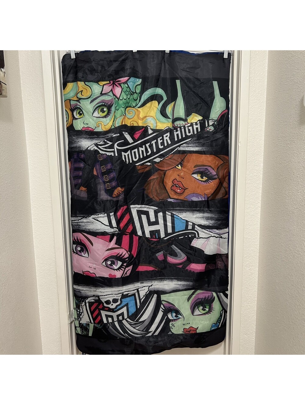 Monster High Sleeping Bag Y2K G1 2012 Matte Ghoulia Frankie Draculaura Clawdeen